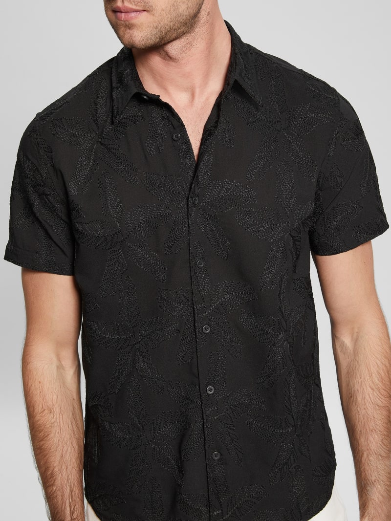 Embroidered Floral Shirt