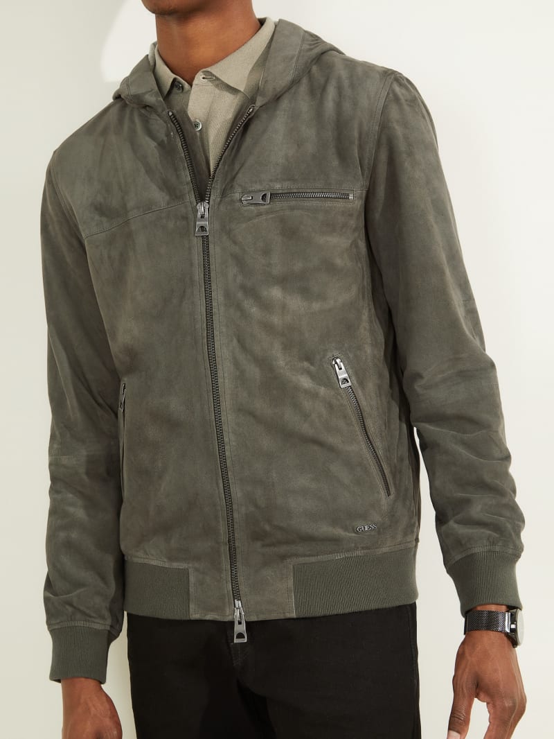 Guess suede jacket mens 2025