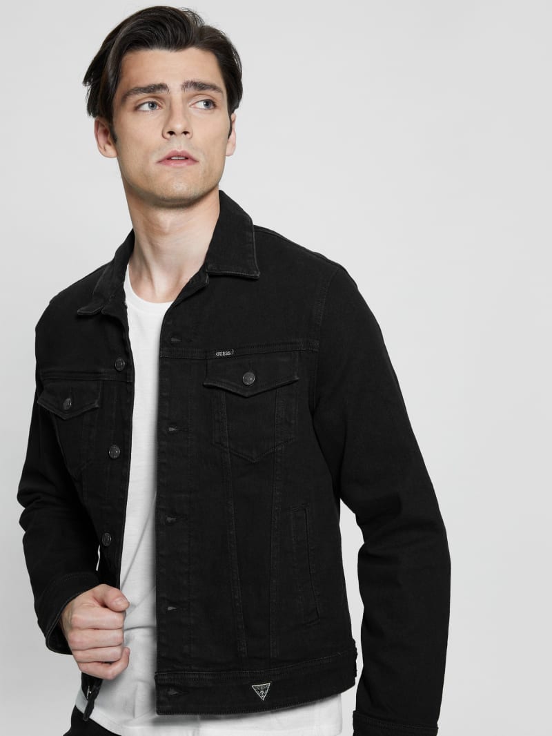 thumbnail image 2 of Guess Men's Eco Dillon Jacket In Light Wash 2 of 12