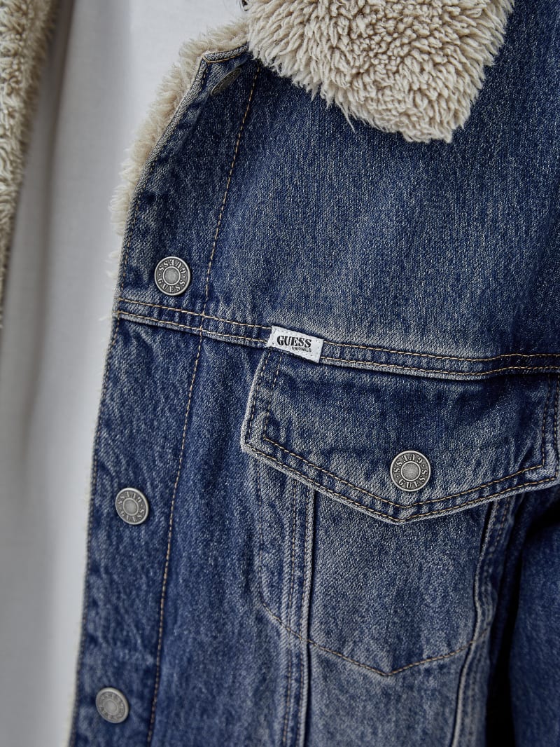 Guess sherpa denim jacket 2025