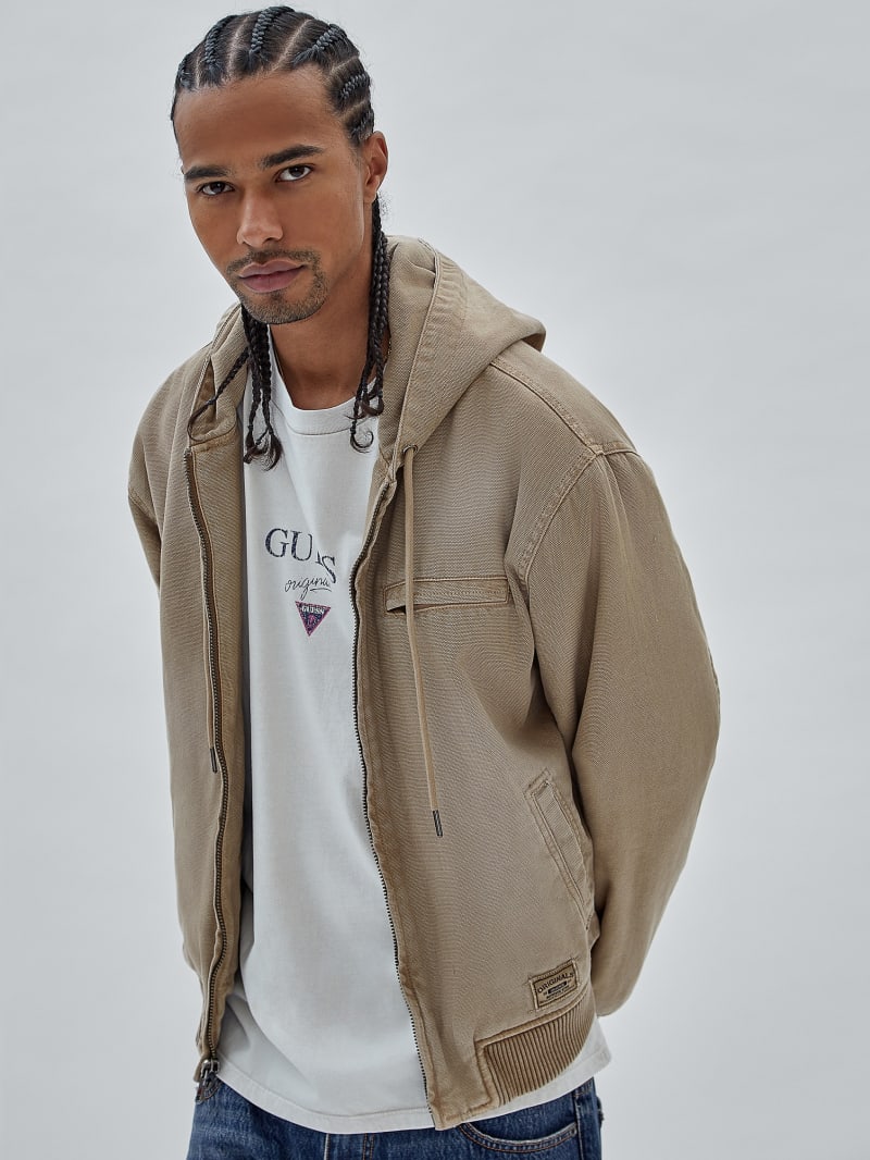 GUESS Originals Canvas Worker Hoodie GUESS