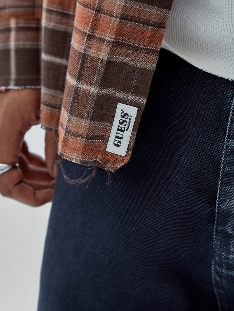 Guess flannel 2024 shirt
