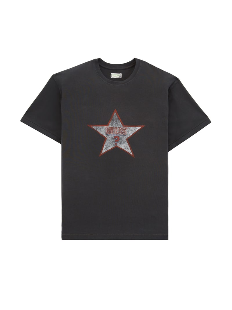 distressed star tee