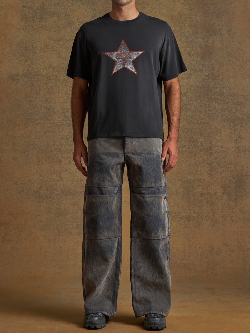 GUESS® distressed star tee