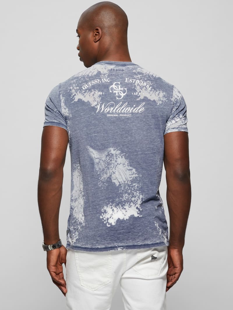 T shirt guess homme rayure 2025