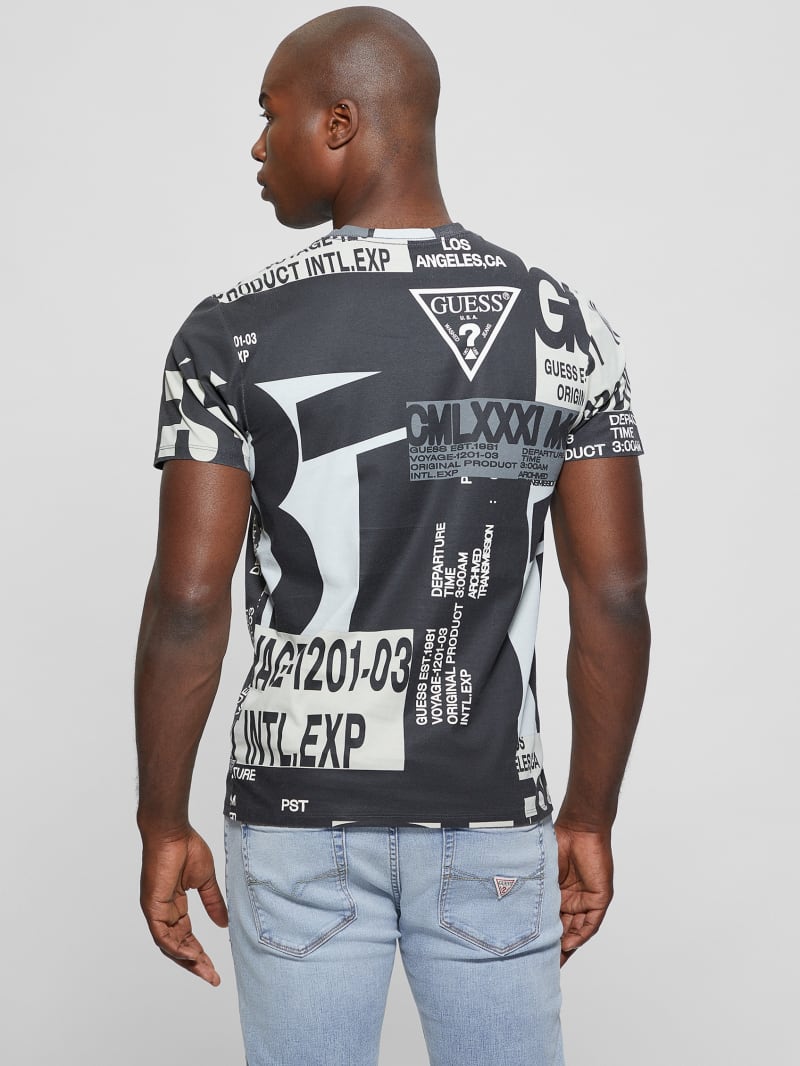 Black and white guess t shirt shop
