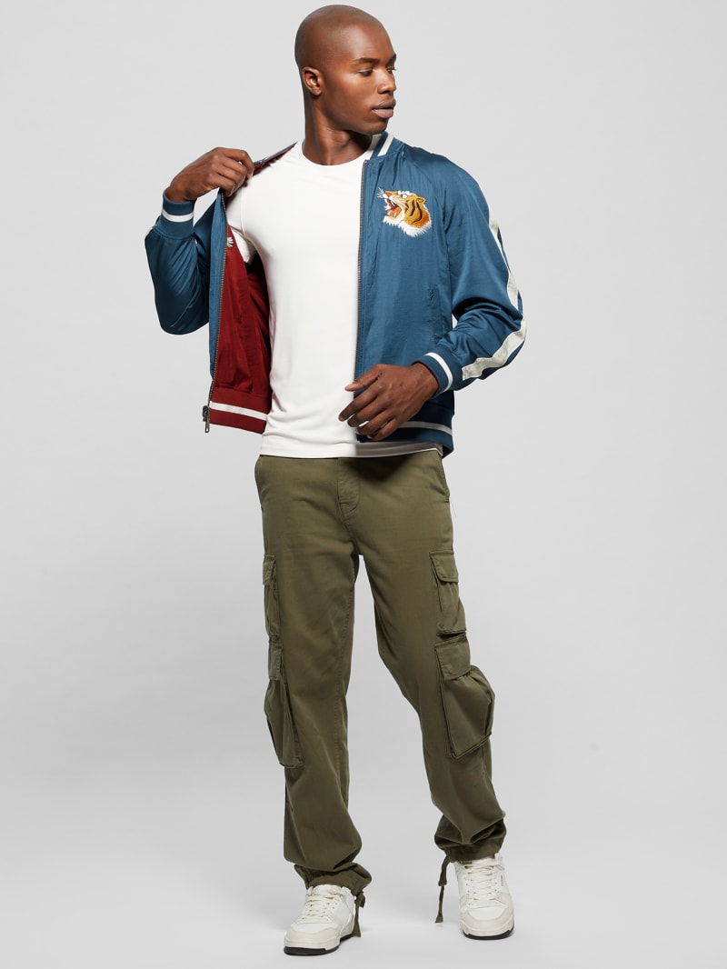 Guess reversible bomber sales jacket