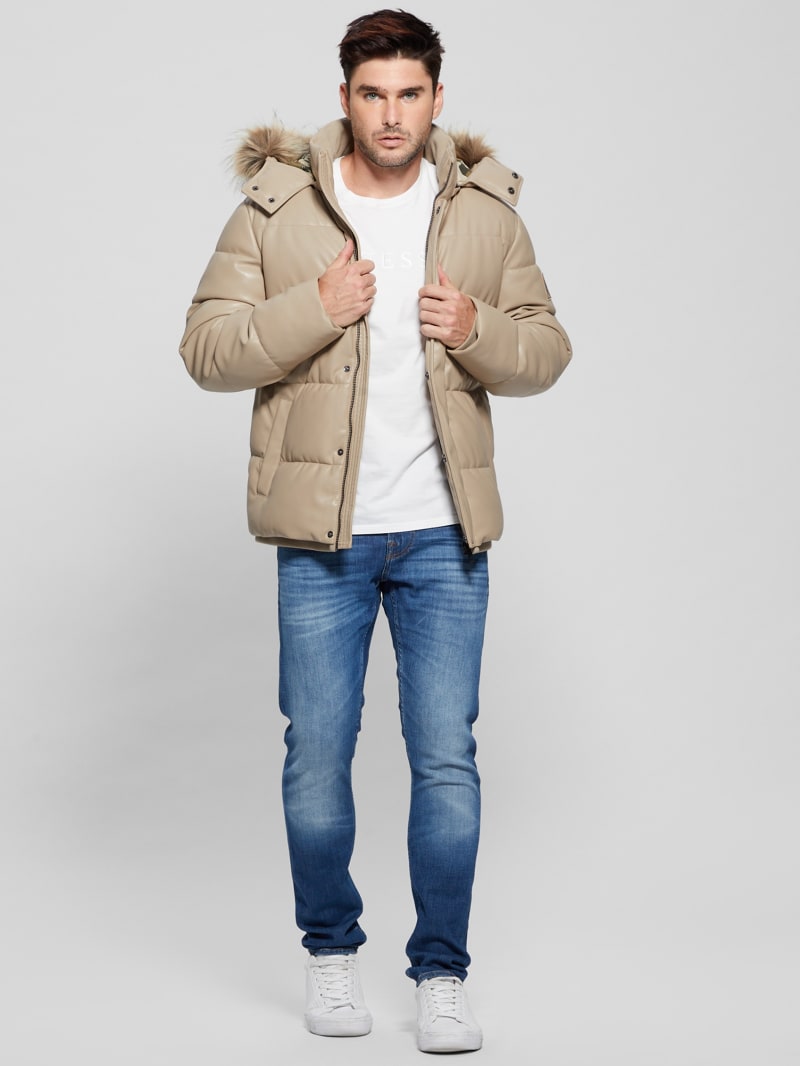 Guess beige jacket discount