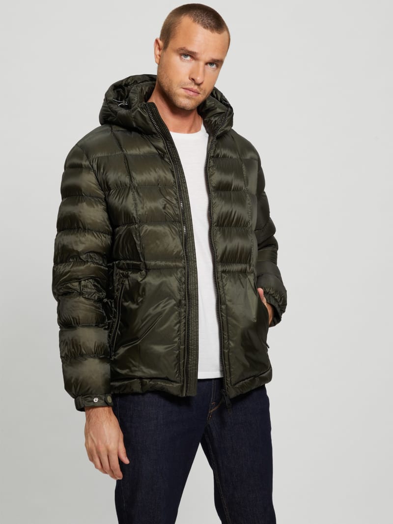 Down Hooded Puffer Jacket | GUESS