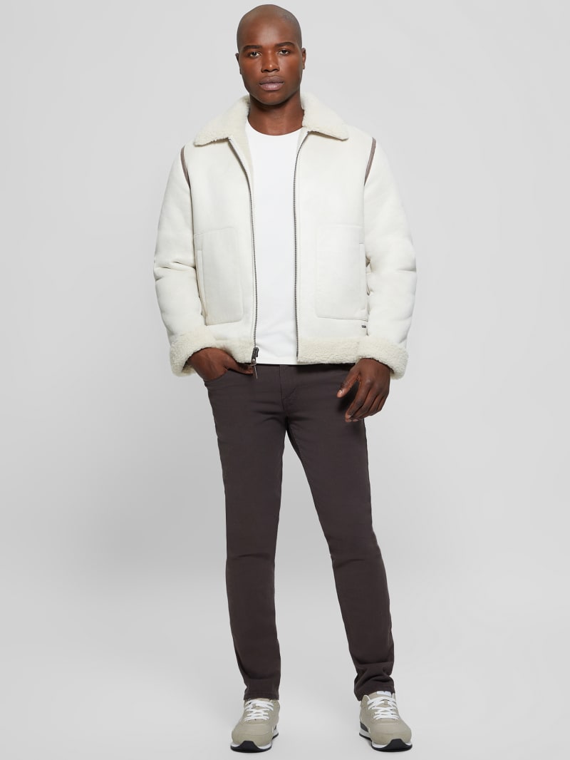 Redford Bonded Sherpa Jacket | GUESS Factory