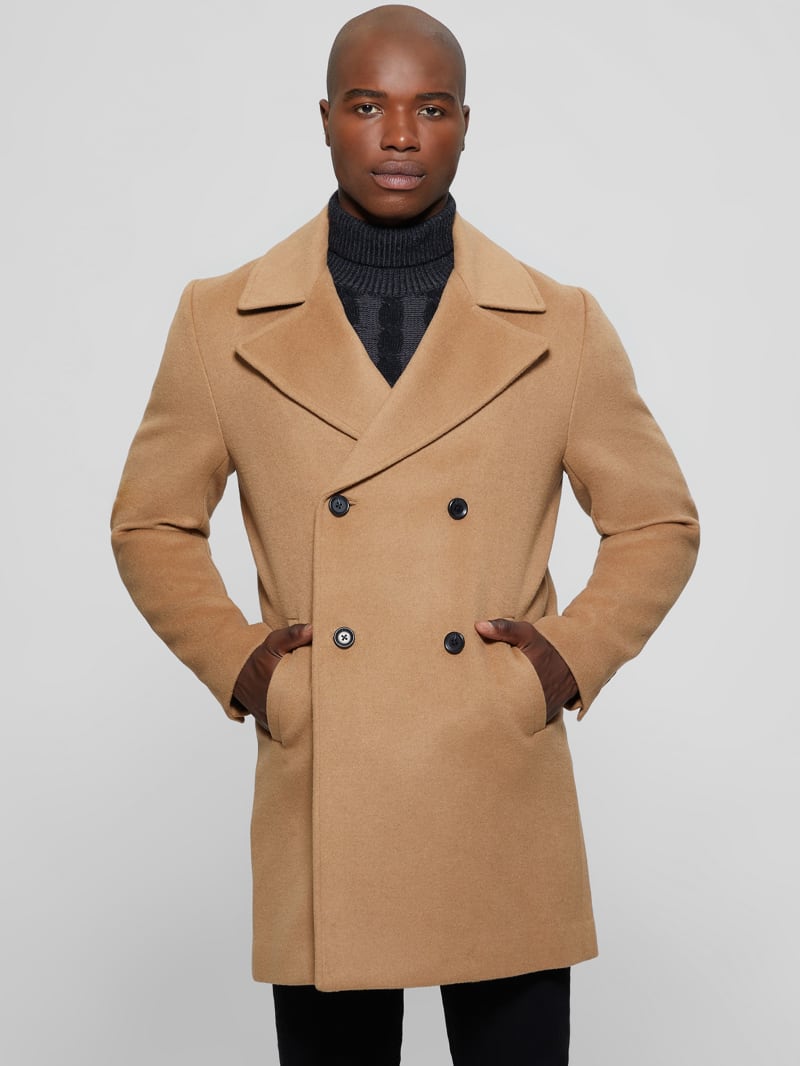 Bel Air Melton Wool-Blend Peacoat