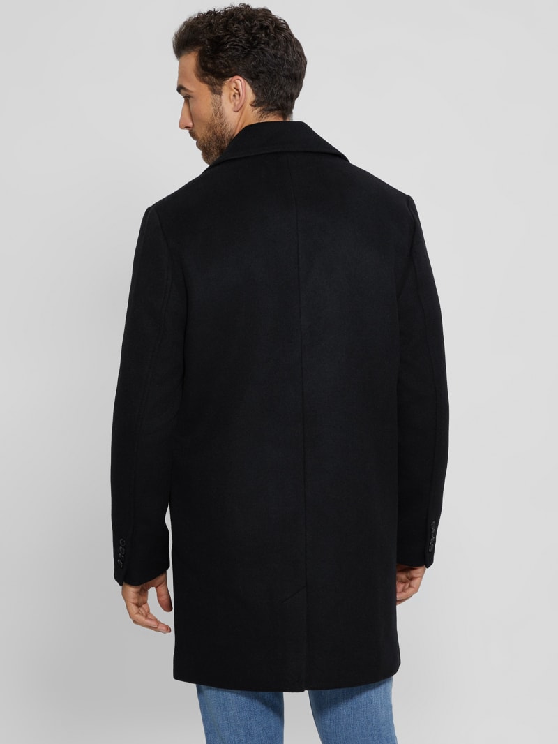 Bel Air Melton Wool-Blend Peacoat