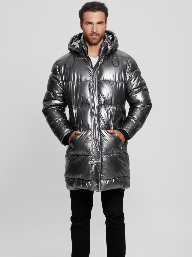 Guess silver jacket outlet