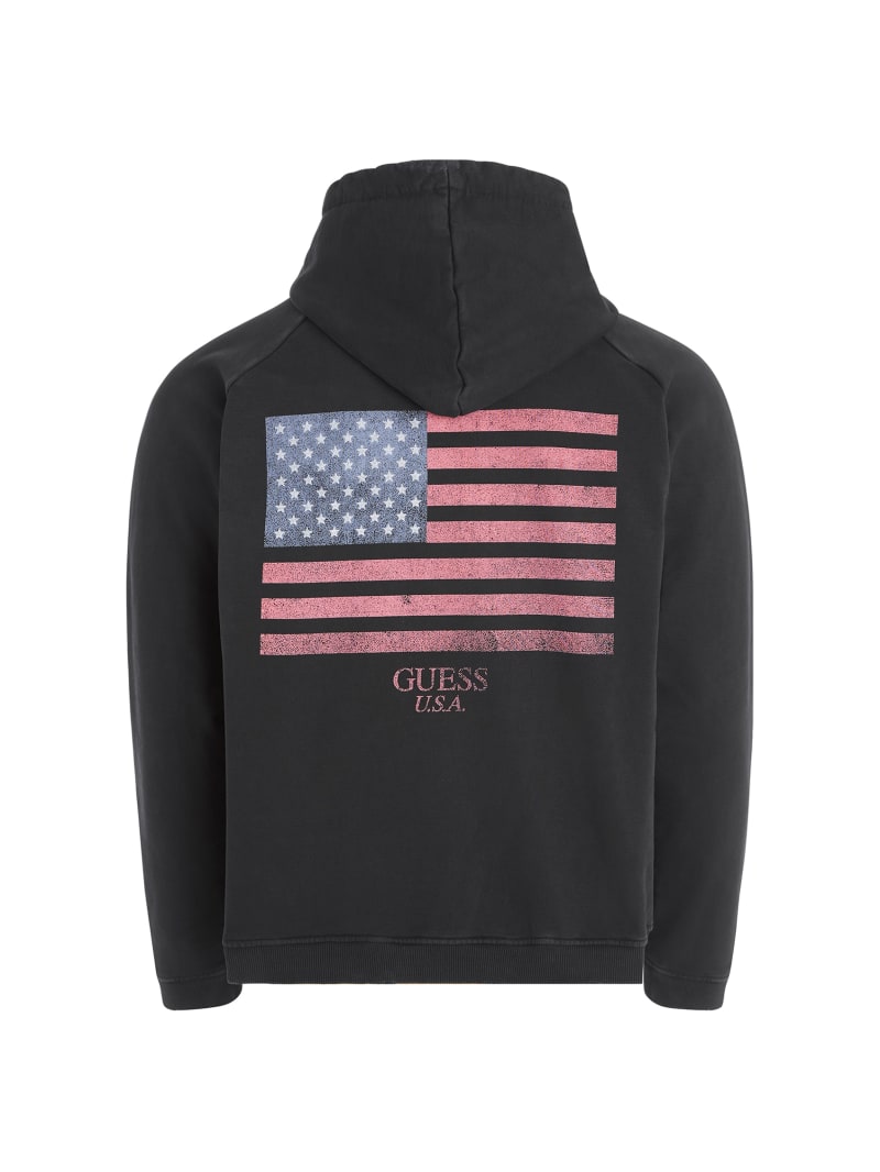 vintage flag hoodie