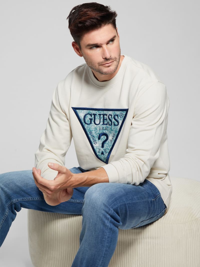 Guess crewneck sweatshirt hot sale
