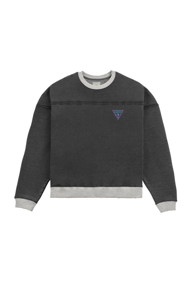 aged triangle crewneck