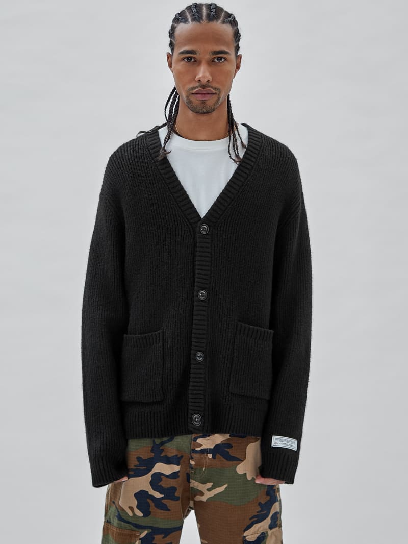 GUESS Originals Label Cardigan GUESS