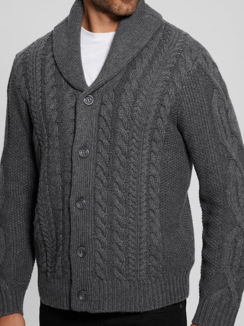 Shane Celtic Cable-Knit Cardigan