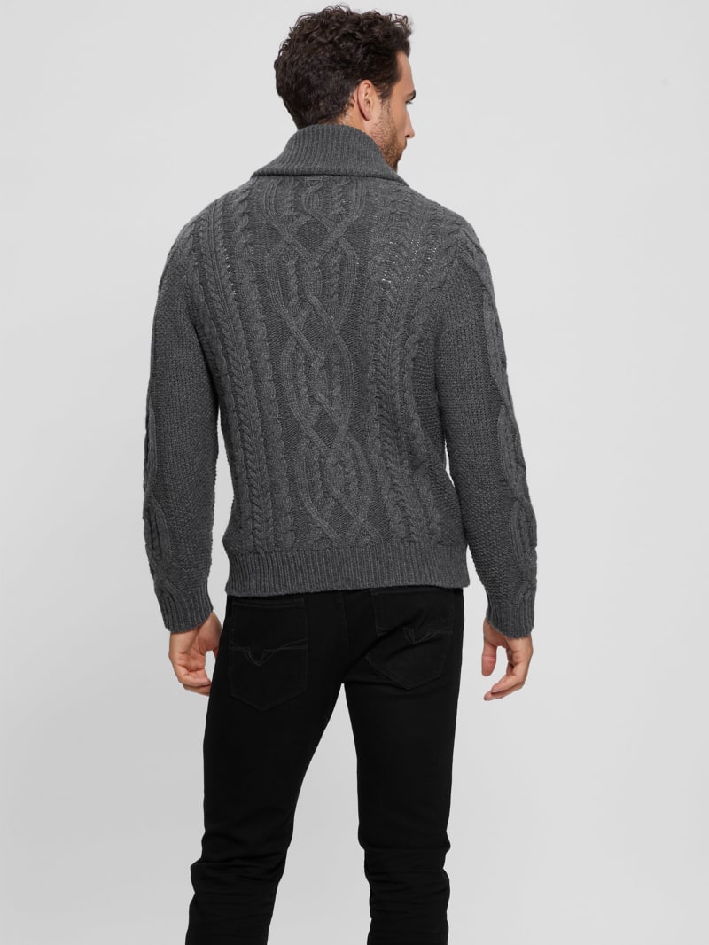 Shane Celtic Cable-Knit Cardigan | GUESS