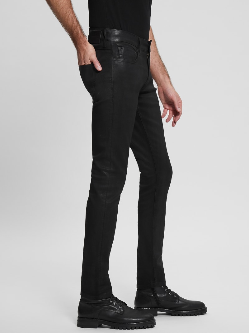 Guess waxed jeans sales