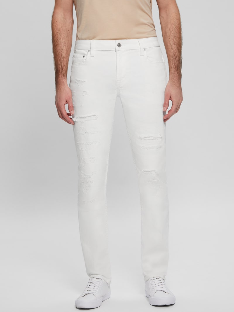 Eco Destroyed Tapered Jeans