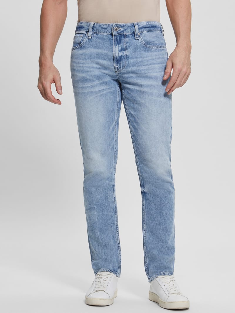 Eco Linen-Blend Tapered Jeans