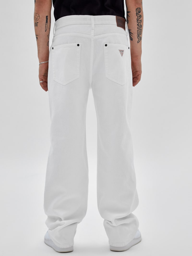 White guess sales pants