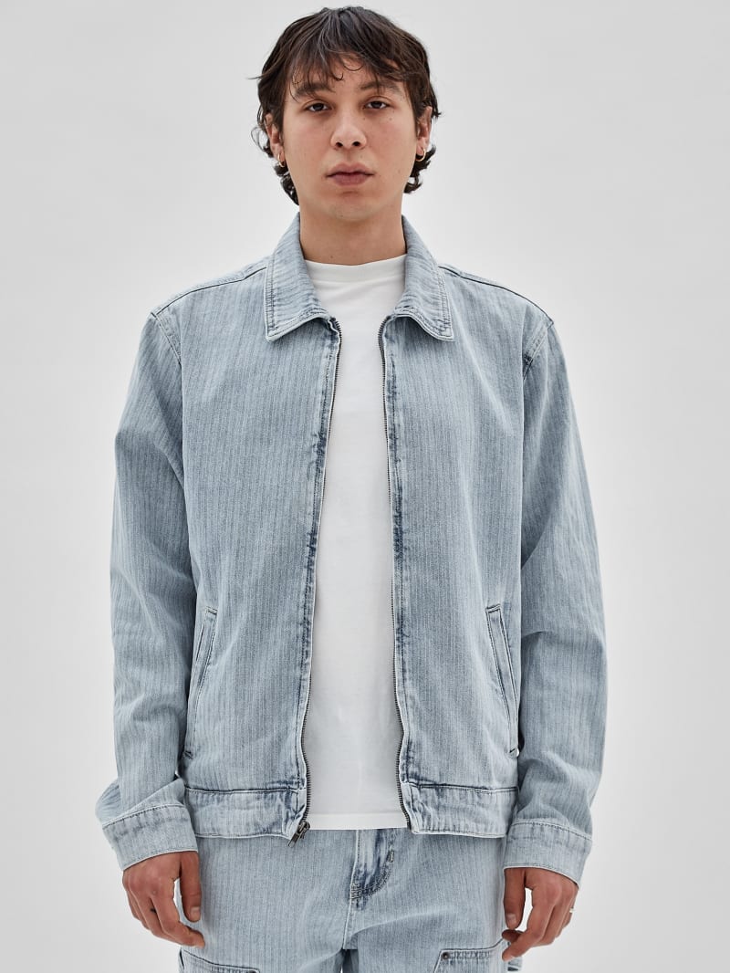 Jeans jacket 2025 with zipper