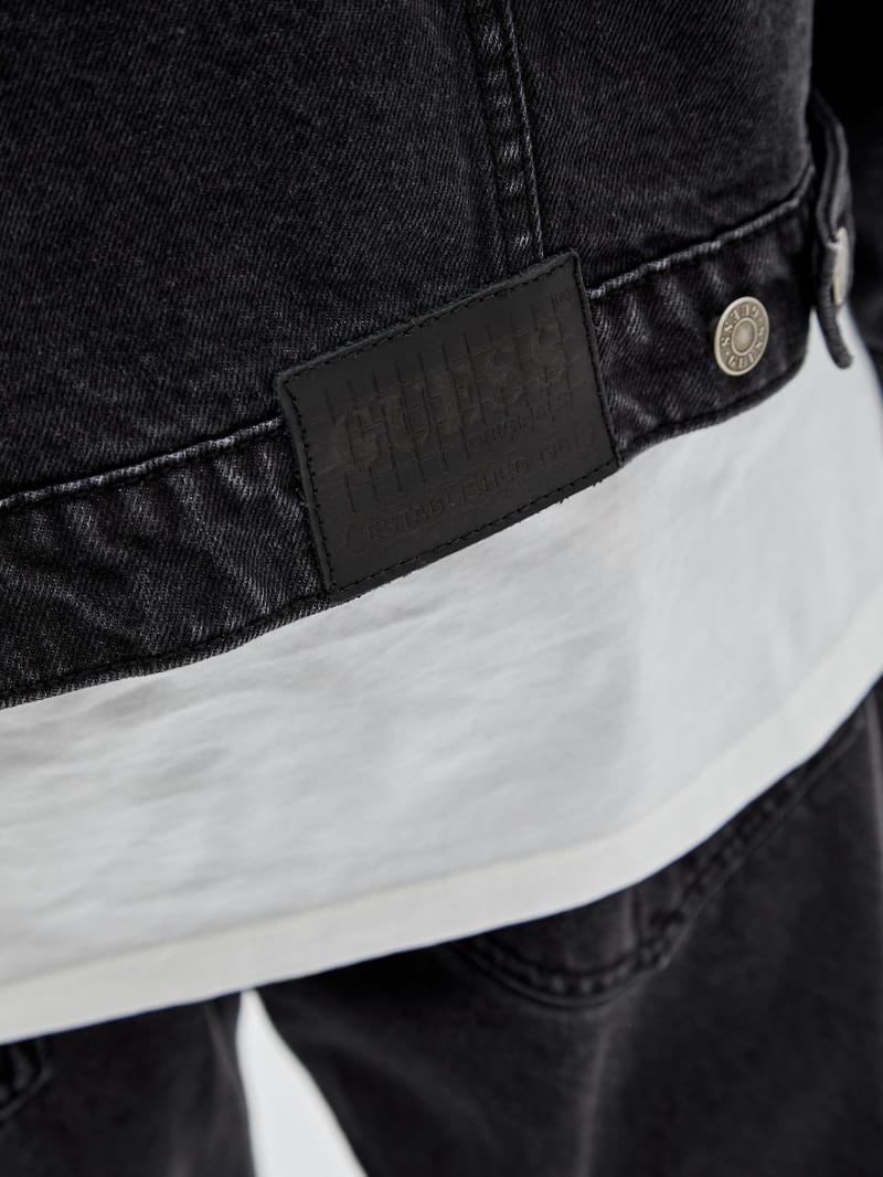 gakkin budspool 麻LOGO DENIM JACKET