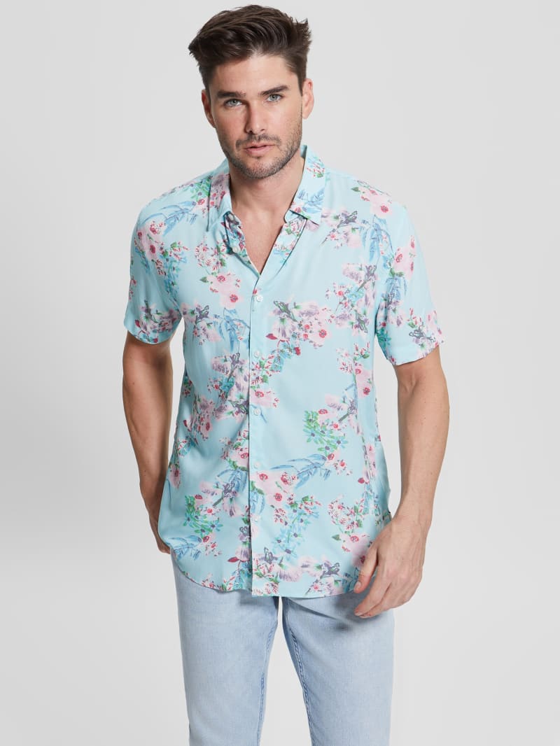 Eco Rayon Wild Orchid Shirt