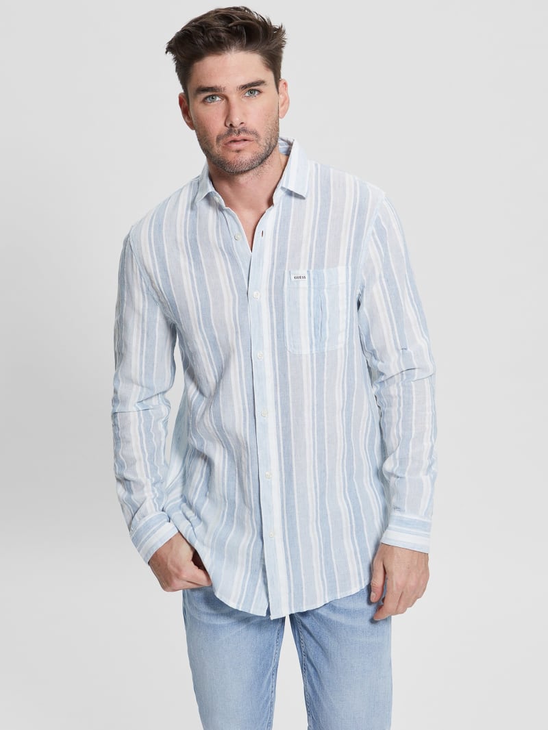 Collins Striped Pocket Shirt