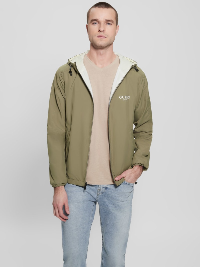 Guess Reversible Hooded Windbreaker