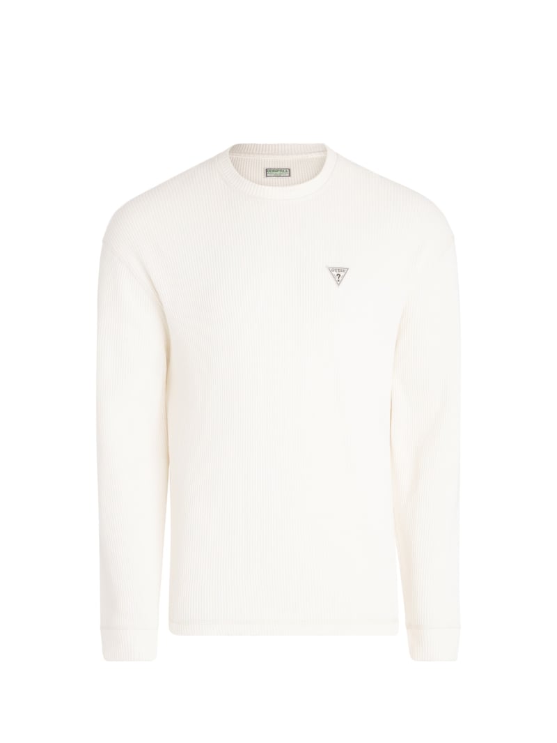 Guess white long sleeve shirt clearance