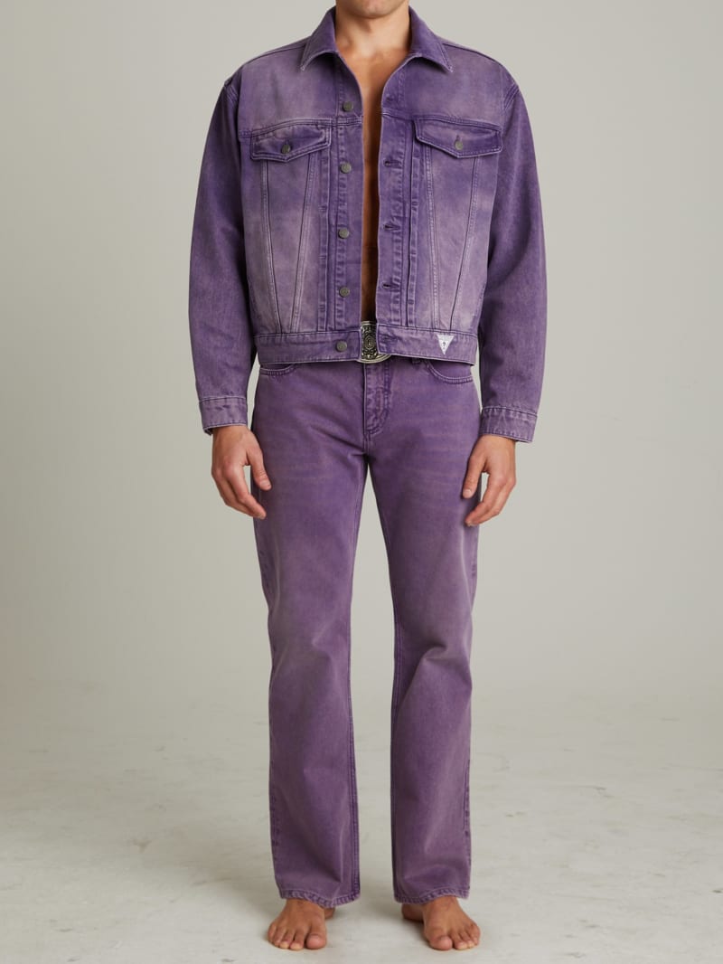 〓GOURMET JEANS〓 BACON BLOUSON /PURPLE Curb Your Enthusiasm S12 J.B. Smoove Purple Jacket | purple Denim