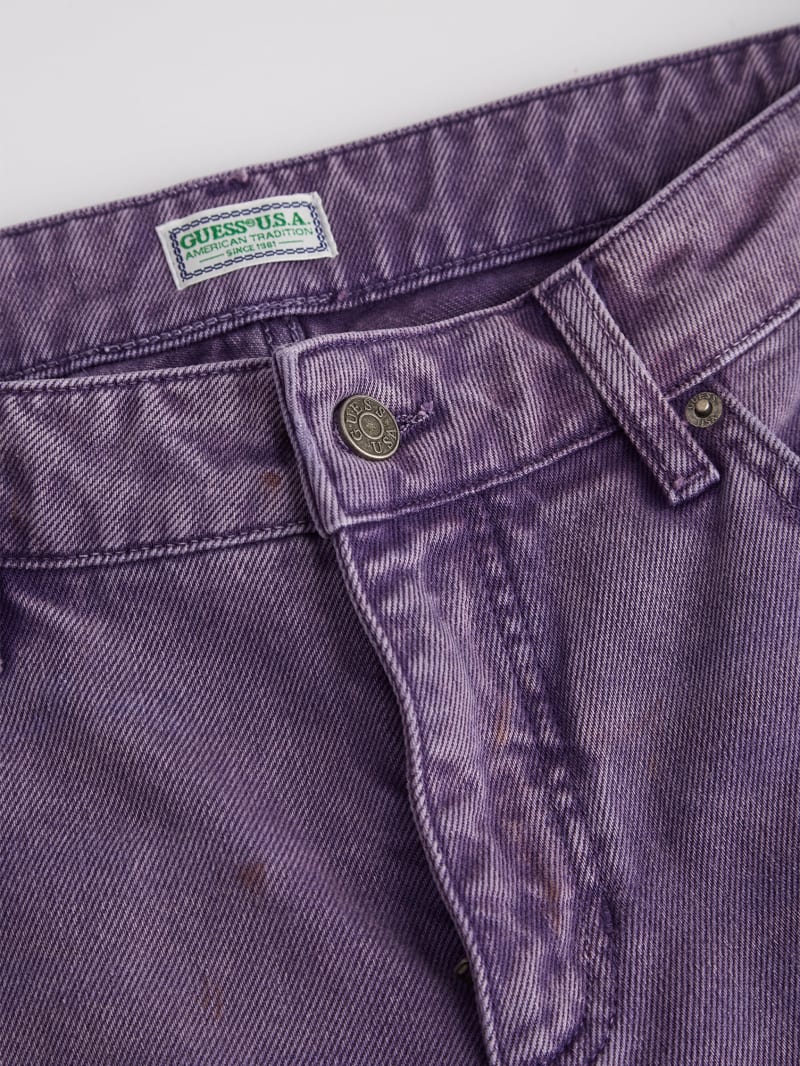 GUESS GUESS JEANS デニム　パープル GUESS® Vintage Denim Straight Jeans