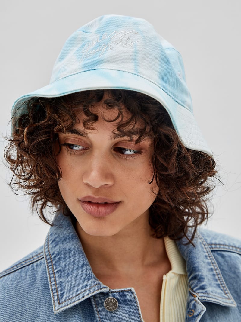 OFF-WHITE Logo-embroidered denim bucket hat