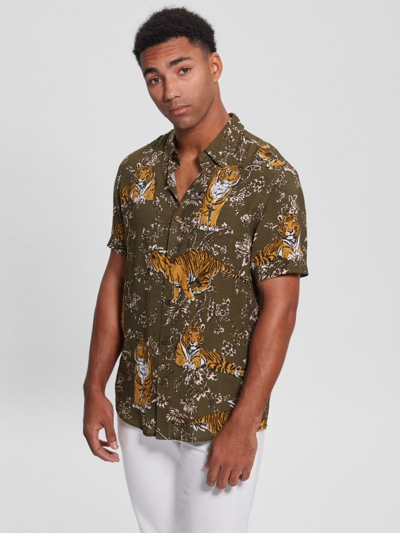guess tiger shirt