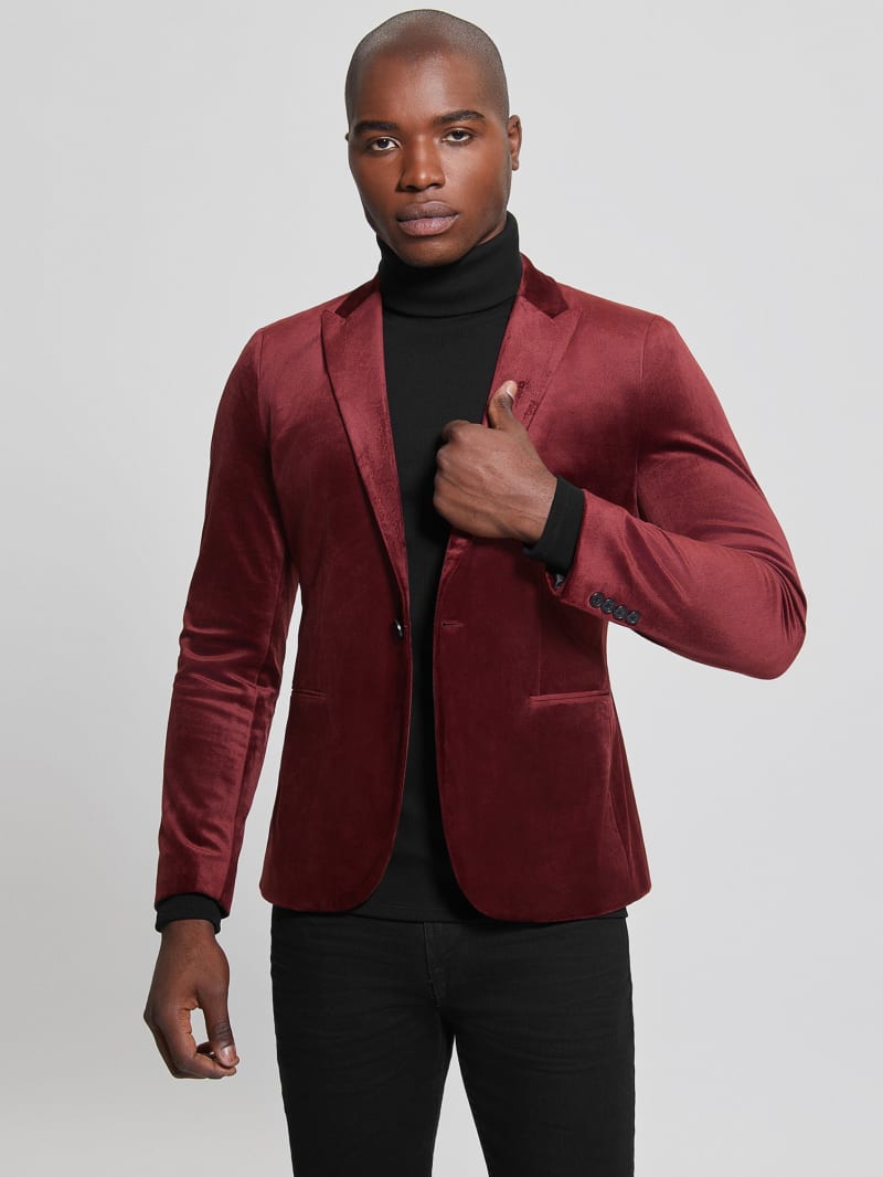 Fulham Velvet Blazer GUESS