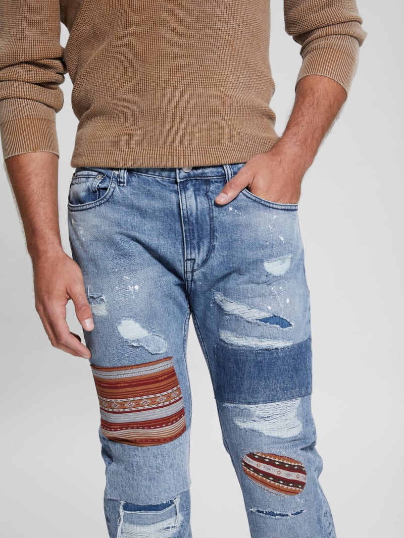 Guess ripped deals jeans mens