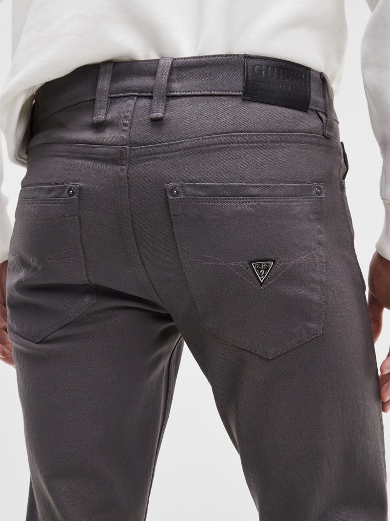 Coated Tapered Jeans
