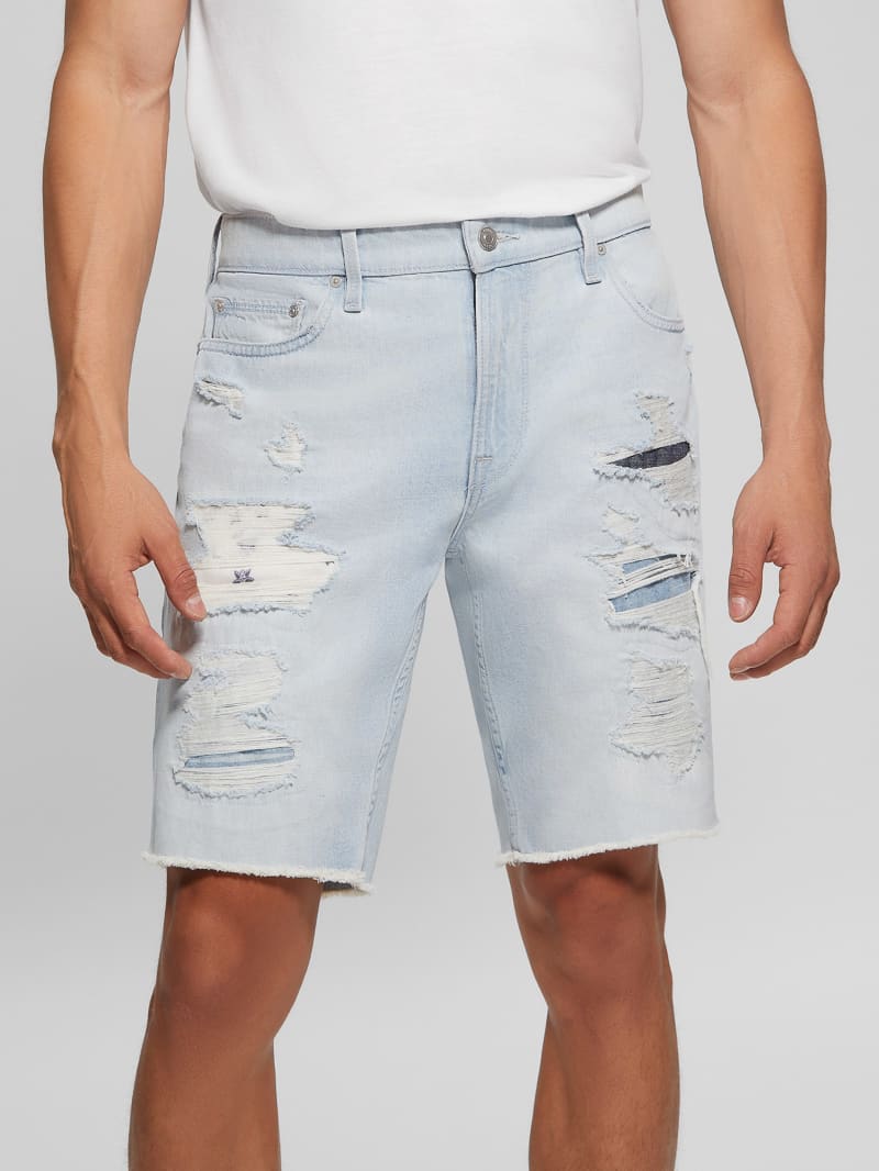 Guess ripped shorts discount