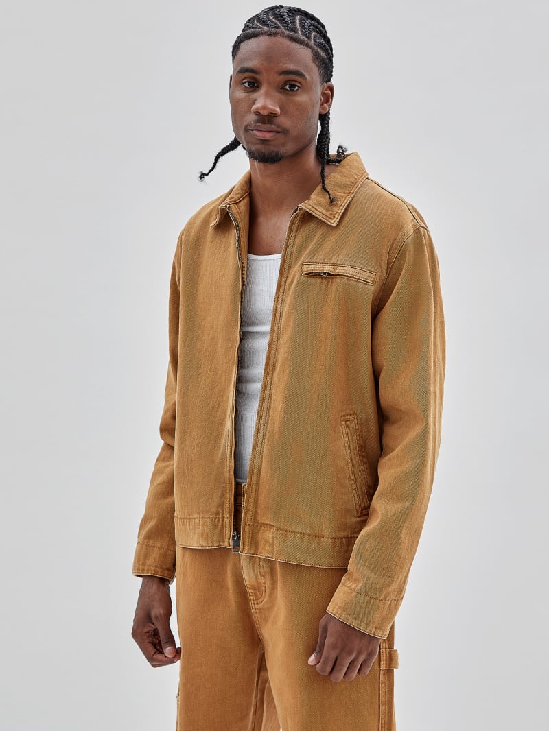 GUESS Originals Aged Denim Work Jacket