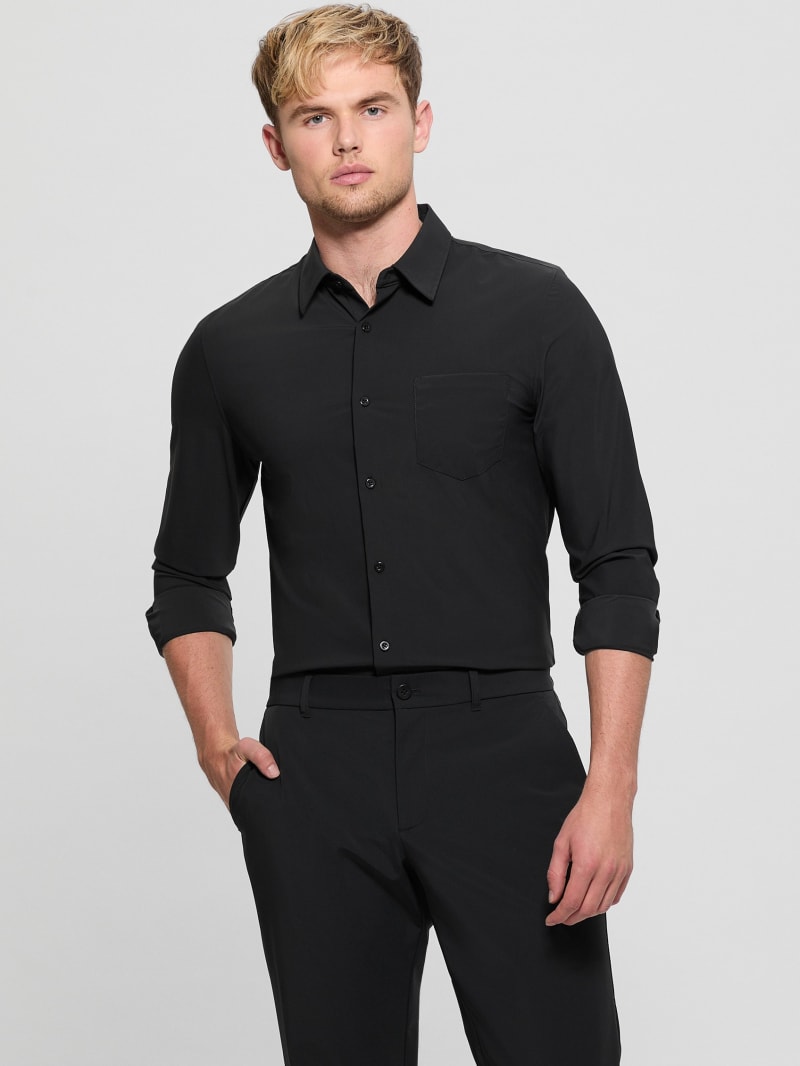 GUESS Sunset Tech stretch Shirt Black L