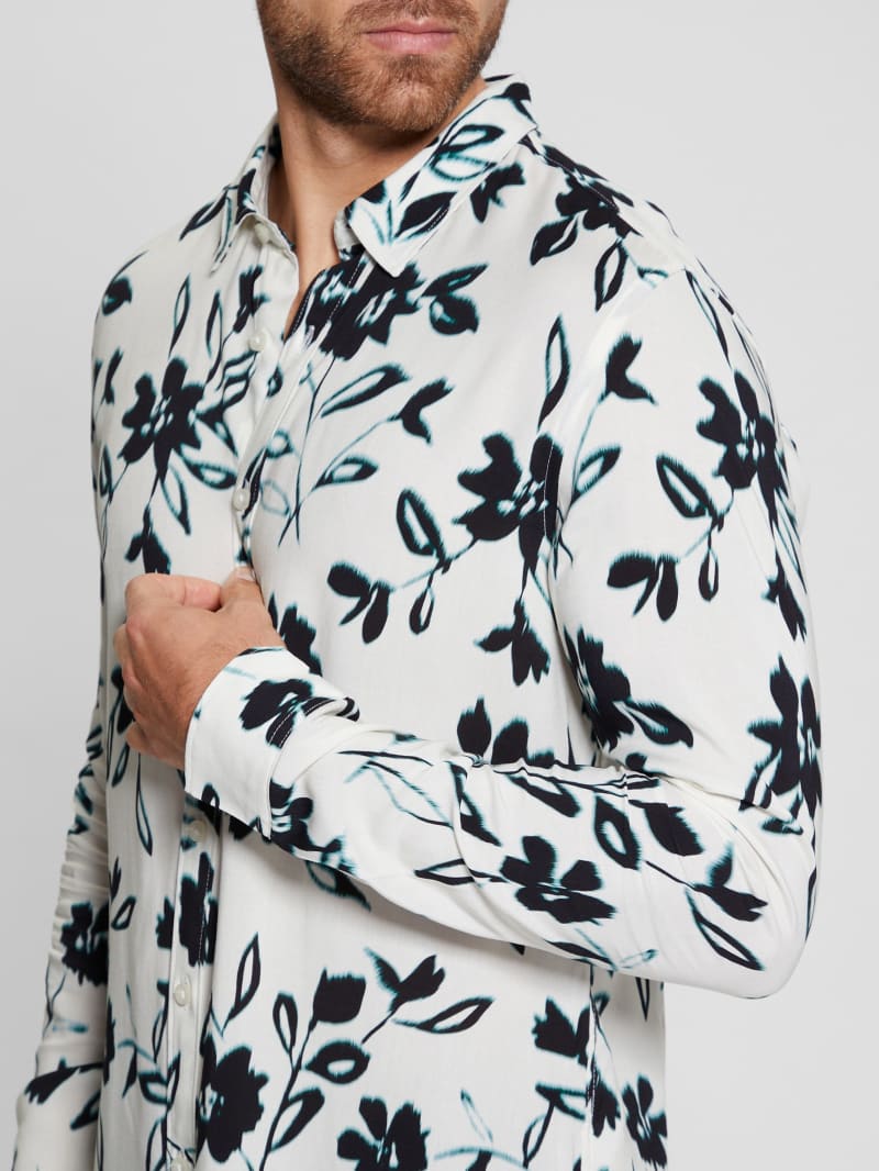 Guess printed shirts cheap