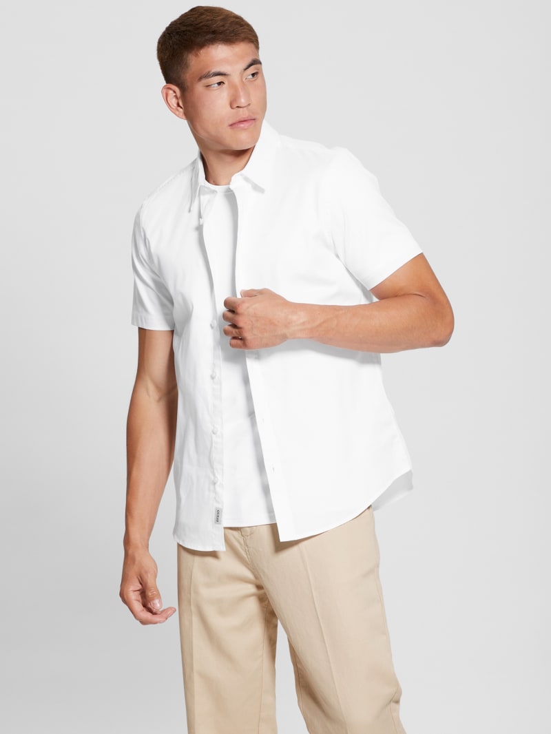 Luxe Stretch Short-Sleeve Shirt