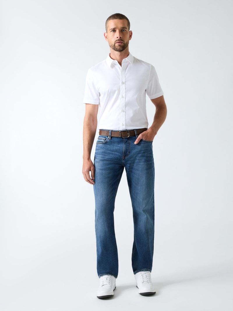 Luxe Stretch Short-Sleeve Shirt