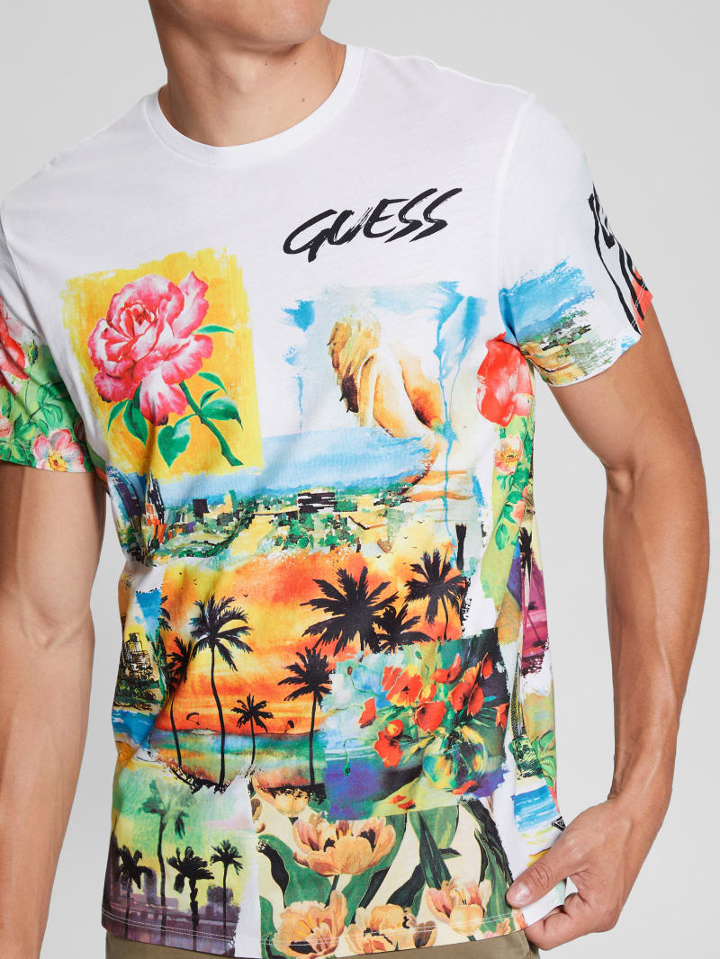 Eco Watercolor Graphic Knit Tee