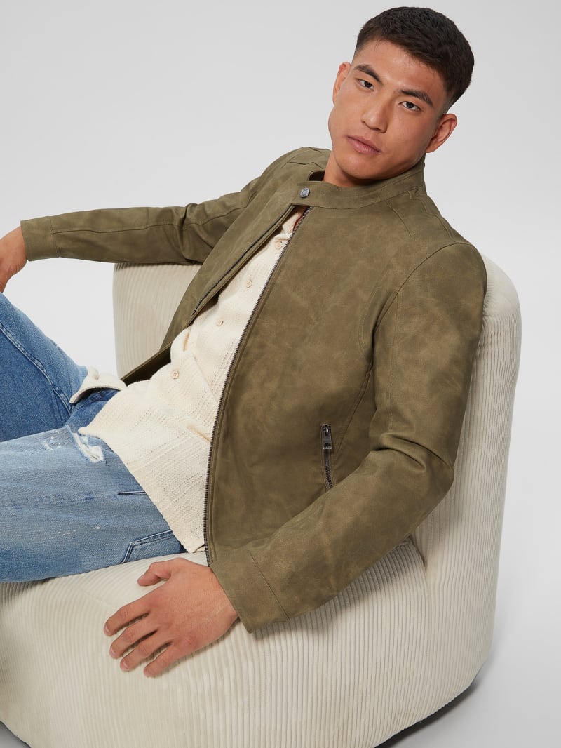 Slh on sale bomber suede
