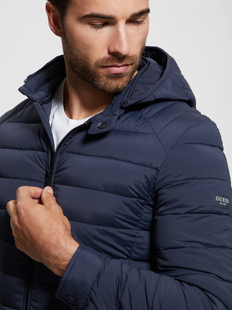 Guess jacket blue deals