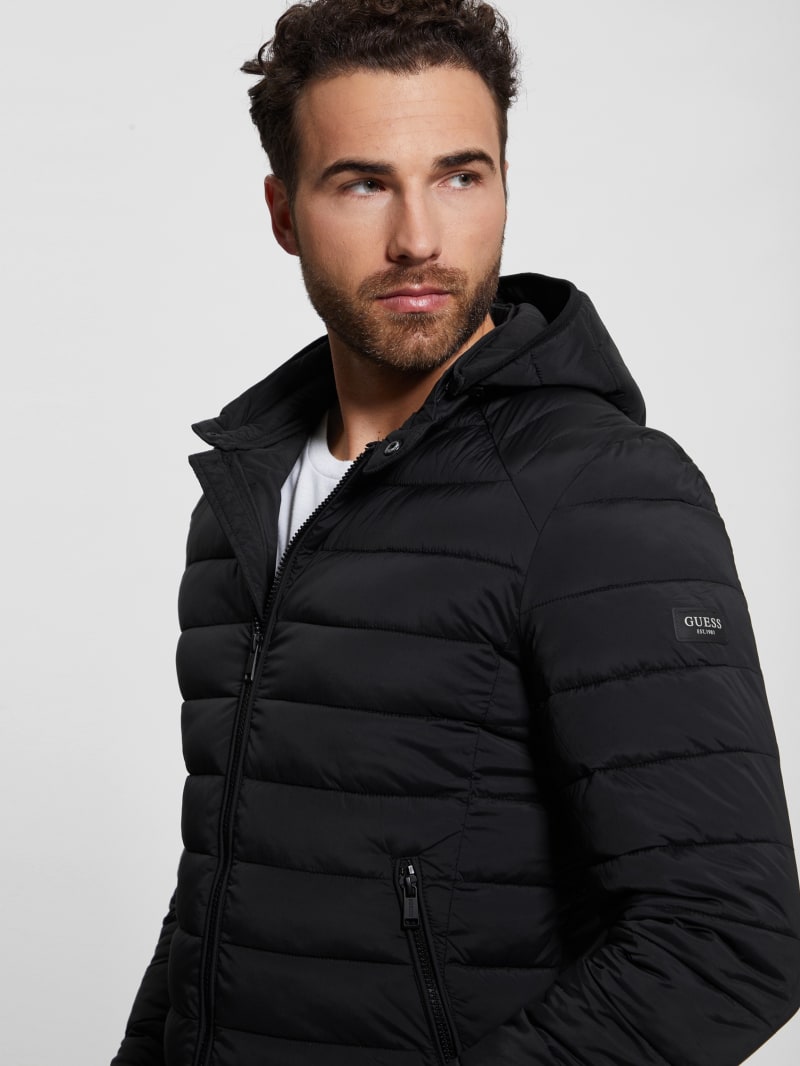 Eco Tech-Stretch Hooded Jacket | GUESS